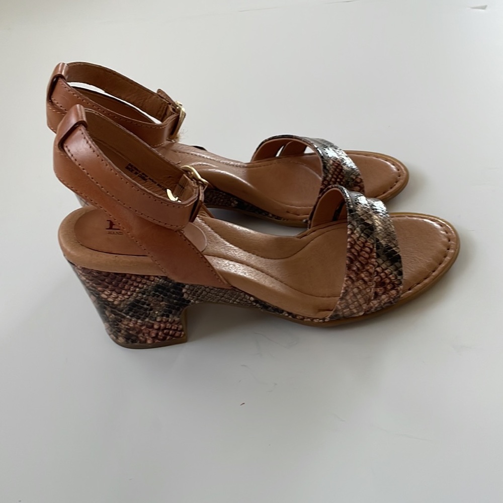 NWT Born Frilli Natural/Snake Sandal Size 6 - Picture 10 of 13